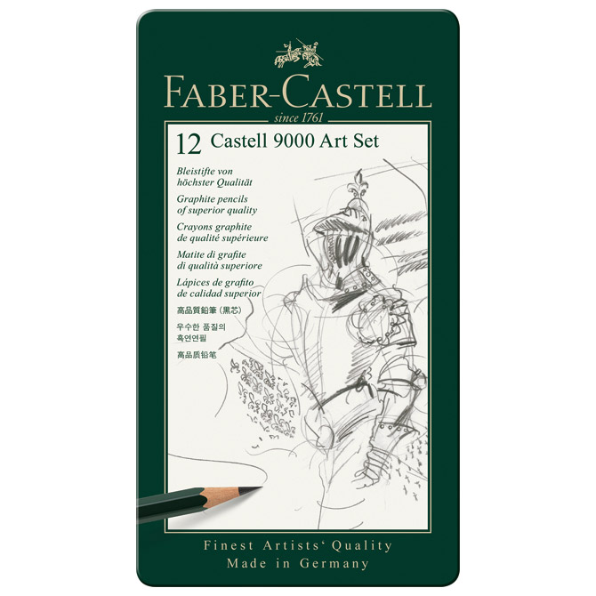 Set olovaka Castell 9000 Art 12 komada Faber-Castell