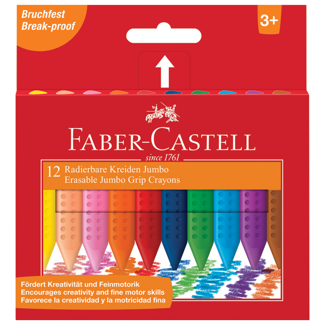 Pastele voštane set 12 boja umbo Grip 2001 Faber-Castell