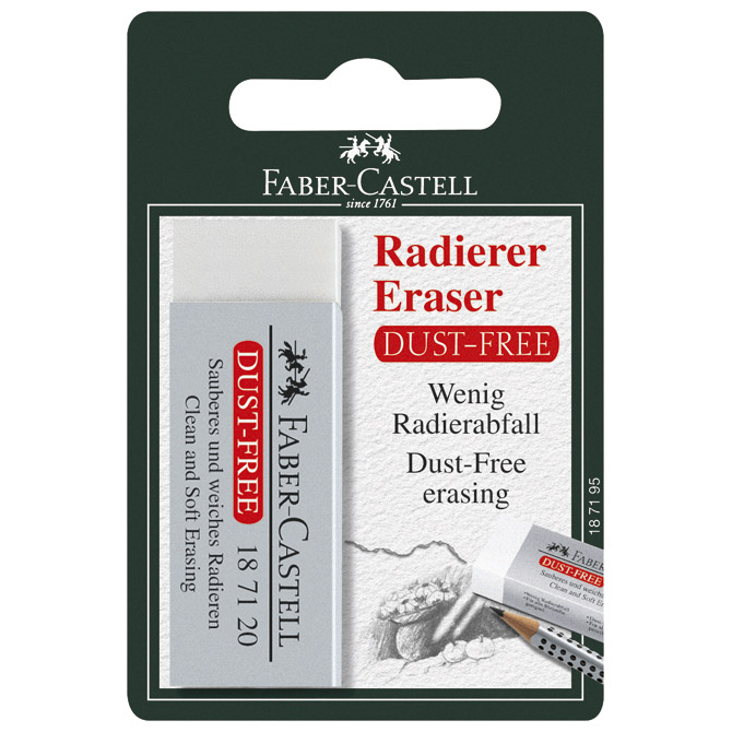 Gumica plastična Faber-Castell dust-free