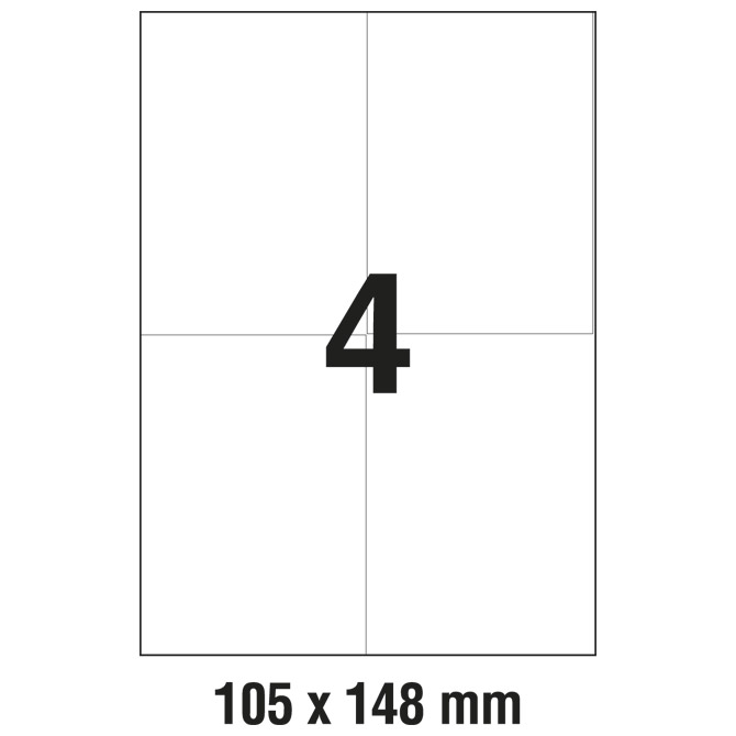 Etikete ILK 105x148mm 100 listova Zweckform