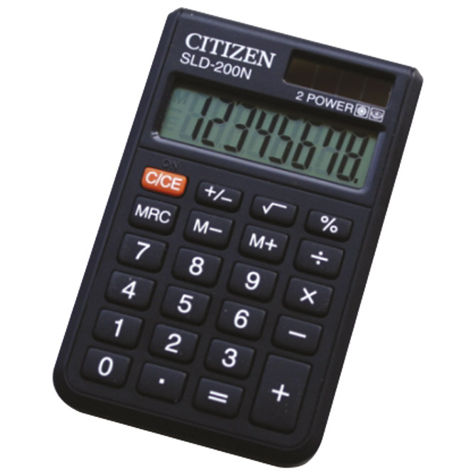 Komercijalni kalkulator Citizen SLD-200N crni