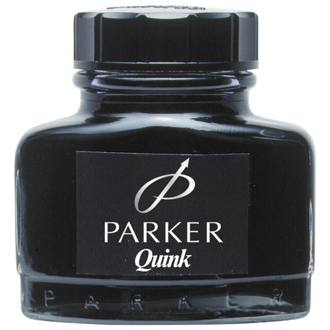 Tinta za nalivpero bočica 57 ml Parker crna