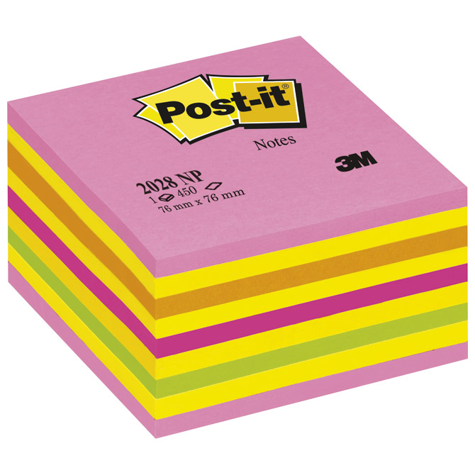 Blok samoljepljiv kocka 76x76mm 450 listova Post-it